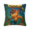 Crashs Bandicoots Cartoon Pillowcase Merch Printed Cushion Cover Decorative Video Game Throw Pillow Case Cover Home Multi-Size