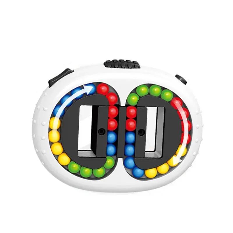 Вращающиеся волшебные бобы Кубик с напальчниками Игрушки для детей и взрослых Снятие стресса Вращающиеся бусины Головоломки для детей Образование Интеллект