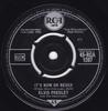 7-дюймовая пластинка ELVIS PRESLEY THE JORDANAIRES Its Now Or Never O Sole Mio 45RCA1207 RCA 1960 UK Rock Б/у