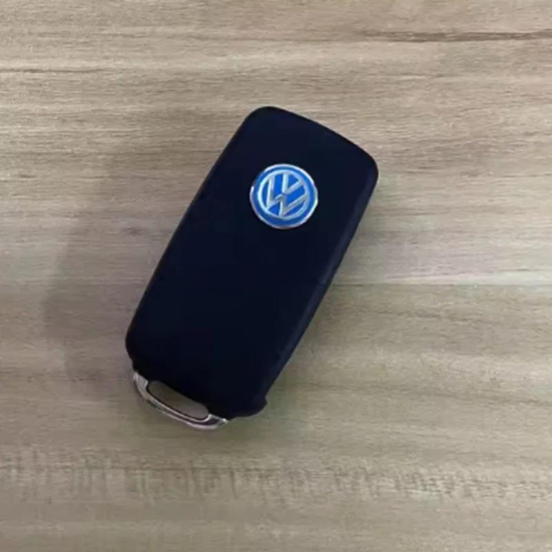 VW GTI GOLF 2026 Hot For VW VOLKSWAGEN Car Key Stickers Auto Control Keychain Emblem Accessories For Volkswagen GTI R Polo T5 Go