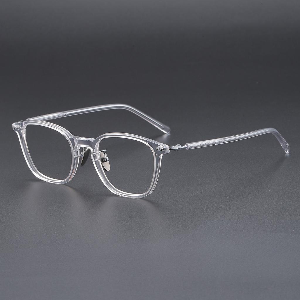 Top Quality Luxury Brand Acetate Eyeglass frames Men Women Vintage Square Transparent Glasses Frames 2026 New