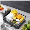 Dish Draining Rack Cutlery Rack With Drain Tray And Drip Line Cup Holder Cutlery Holder Storage Rack Kitchen Accessories Tools
