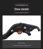 SH-N249-8 Dual-Sided Long Lever for Aluminum Alloy Motorcycle Brake Clutch Handlebar.
