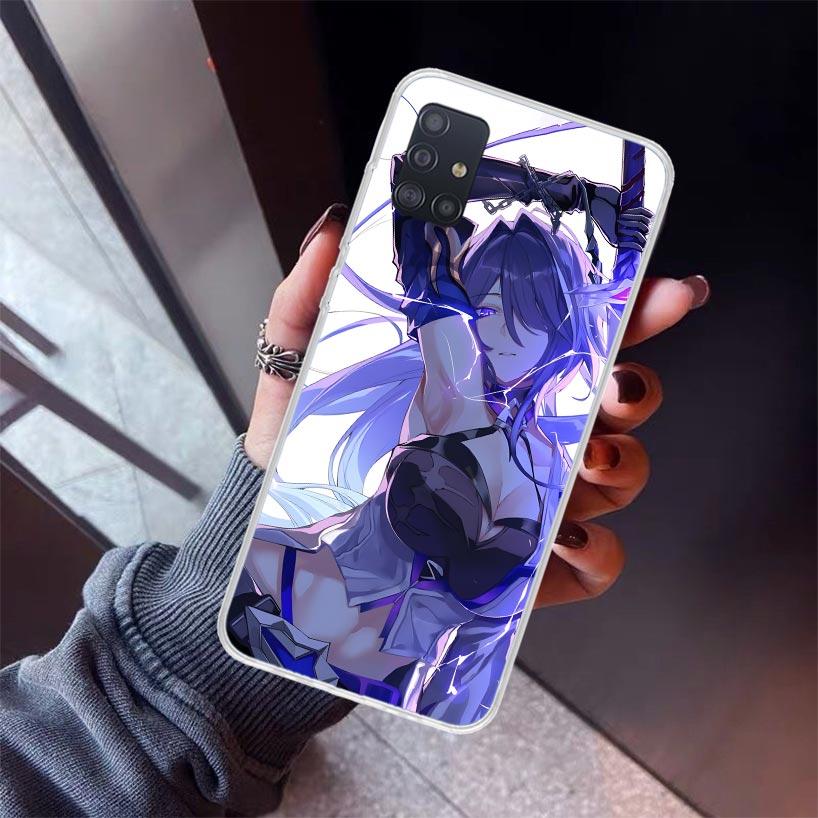 Honkai Star Rail Acheron Phone Case For Samsung Galaxy A52 A51 A50S A32 A22 A12 A02S A72 A71 A31 A70 A30S Note 20 Ultra 10 Plus