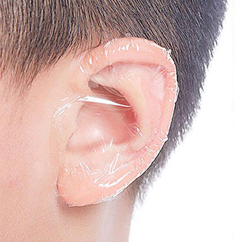 20Pcs Plastic Waterproof Ear Protector For Baby Swimming Cover Caps