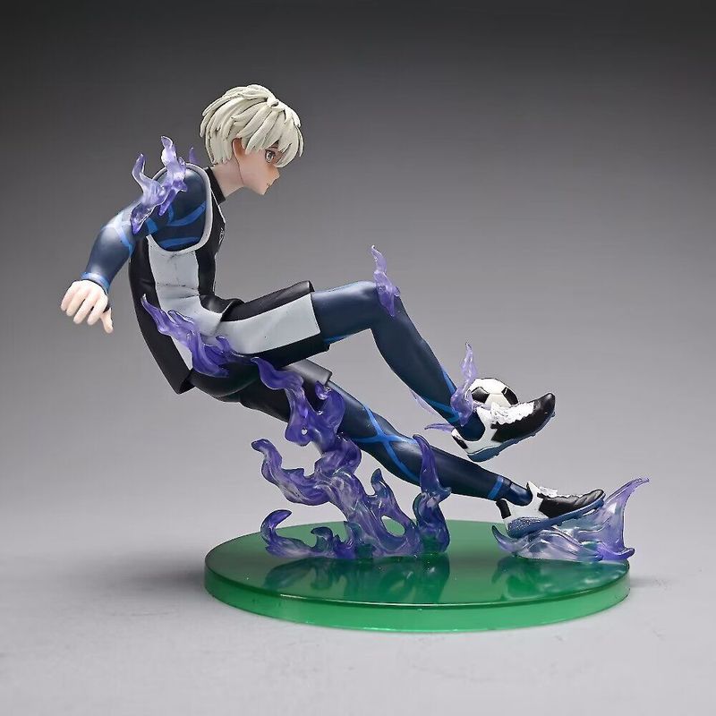 Blue Lock Seishiro Nagi 11 Anime Figure Special Effect Scene Statue Collectible Desktop Decor Ornament For Anime Fans Wholesale