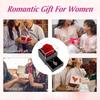Gift for Girls Girlfriend Wife Mom Mother Girls Women Friends Anniversary Wedding Gift Preserved Red Rose Flower Box