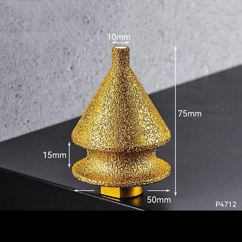 Brazing Edge Trimming 4 in 1  Diamond Chamfering Bit Angle Grinder Ceramic Tile Marble Hole Drilling Diamond Chamfering Machine