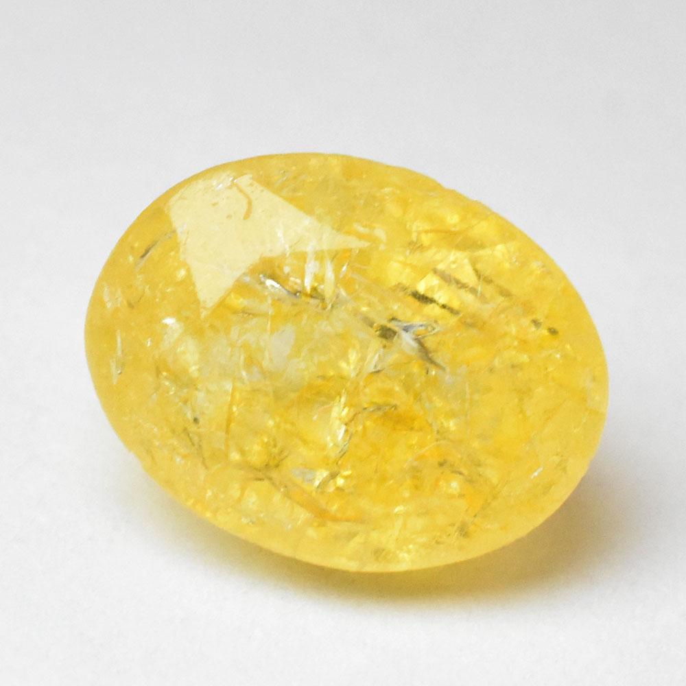 Natural Yellow Sapphire 2.60 Ct Oval Loose Gemstone The Best For Gift