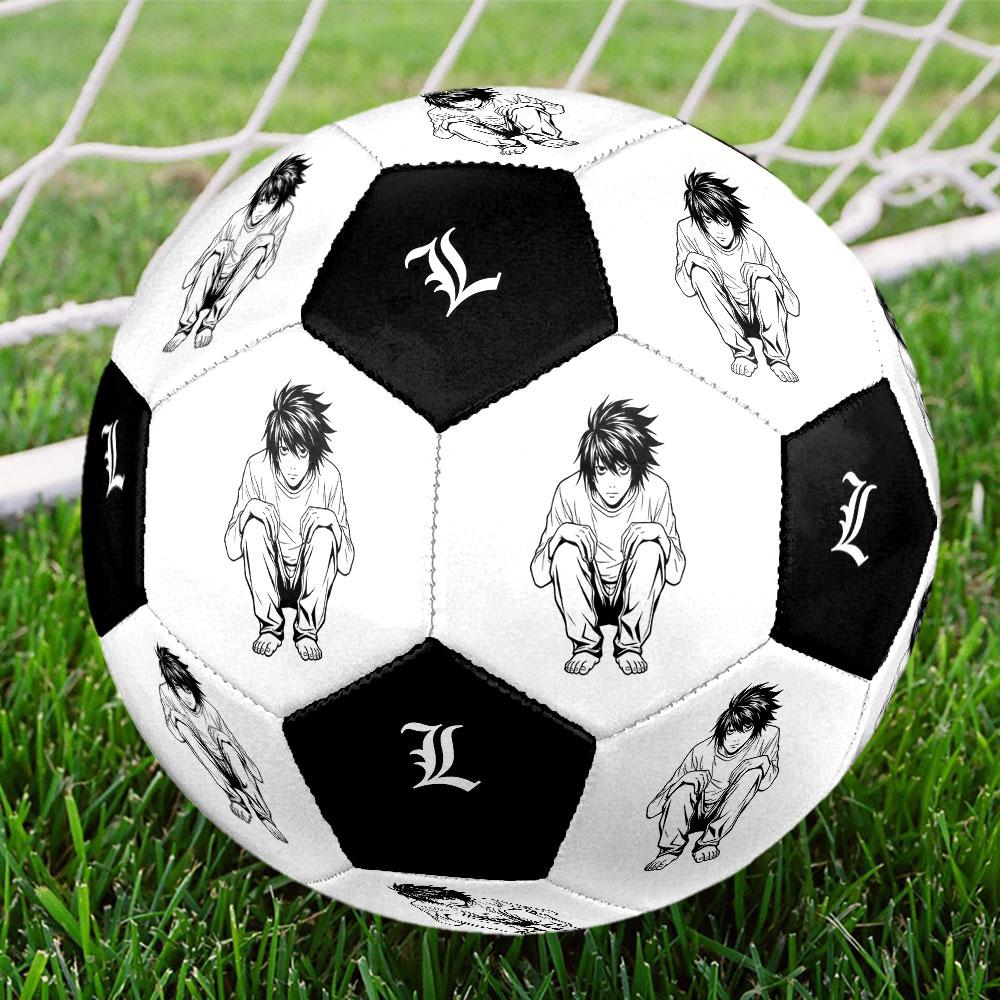 1pc Death Note Soccer Ball Size 5 Indoor Soccer Ball Fashion Colorful Backyard Game - Great For Sports Fans Gift HE13