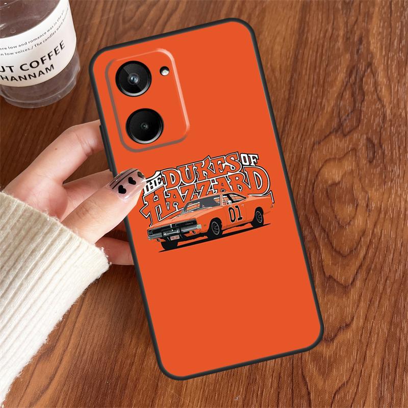 Чехол General Lee Dukes Of Hazzard 01 для Realme 10 11 12 13 14 15 Pro Plus C65 C71 C75 C55 C63 C61 C53 C67 C35 GT6 GT7 Pro