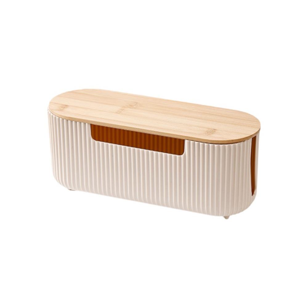Dustproof Cable Storage Box Multi-Functional Portable Power Strip Storage Box With Lid Breathable Socket Storage Box Desktop