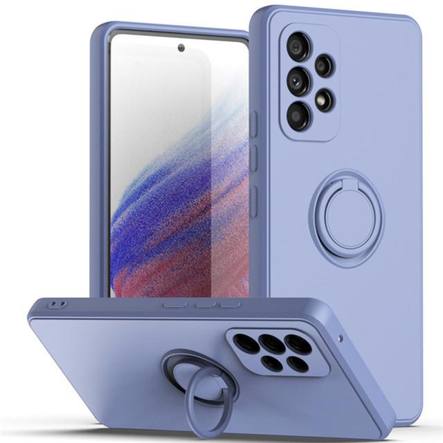 Магнитные чехлы-держатели с кольцами для Samsung Galaxy A53 5g A52s A54 A51 A12 A71 A50 A32 4g A13 A52 A34 A14 A33, жидкий силиконовый чехол