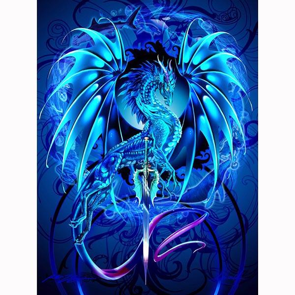 5d Dragon Diy Diamond Painting Cartoon Rhinestone Cross Stitch Animals Embroidery Paintings Wall Stickers Home Decor Gift