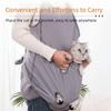 Breathable Mesh Cat Holding Apron Elastic Pocket Pet Carrier Apron Pet Grooming Smock  Pet Grooming
