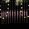 12Pcs Colorful Icicle Ornaments Set, Acrylic Twisted Ice Drop Pendants for Christmas, Party & Winter Wonderland Decor