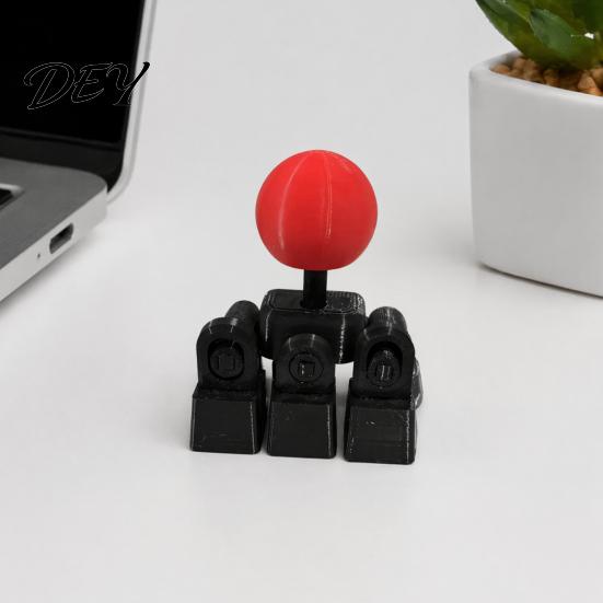 Ручная работа Игровой Арт Клавиатура Джойстик Колпачок Клавиши, DIY 3D Печатный Аркадный Стик-Адаптер для Боевых Игр для Декора Консоли Клавиши WASD, Внутриигровое Движение