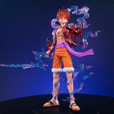 20 см / 7,87 дюйма Аниме One Piece Фигурка Ника Бог Солнца Луффи Фигурки Действия ПВХ Статуя Коллекционная Модель Игрушки Подарки GEAR 5 Подвижная Сочлененная Масштаб Детализированная