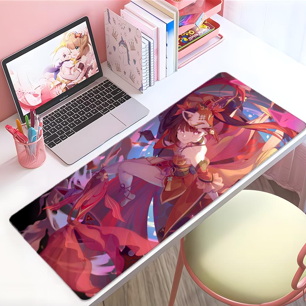 Game Futuristic Hhonkai Star Rail Mouse Pad Large Thick Desk Pad Stitched Edges Gaming Mouse Mat For Pc
