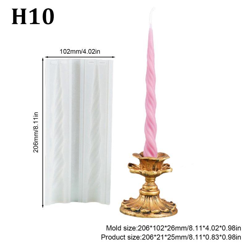 1 шт. спиральная коническая форма для свечей, коническая форма для изготовления свечей своими руками, силиконовая форма для свечей, форма для изготовления свечей, поворотная форма для свечей, силиконовая форма для свечей