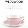 Wedgwood Joyful Holiday Ivory White Tea Cup and Saucer Set