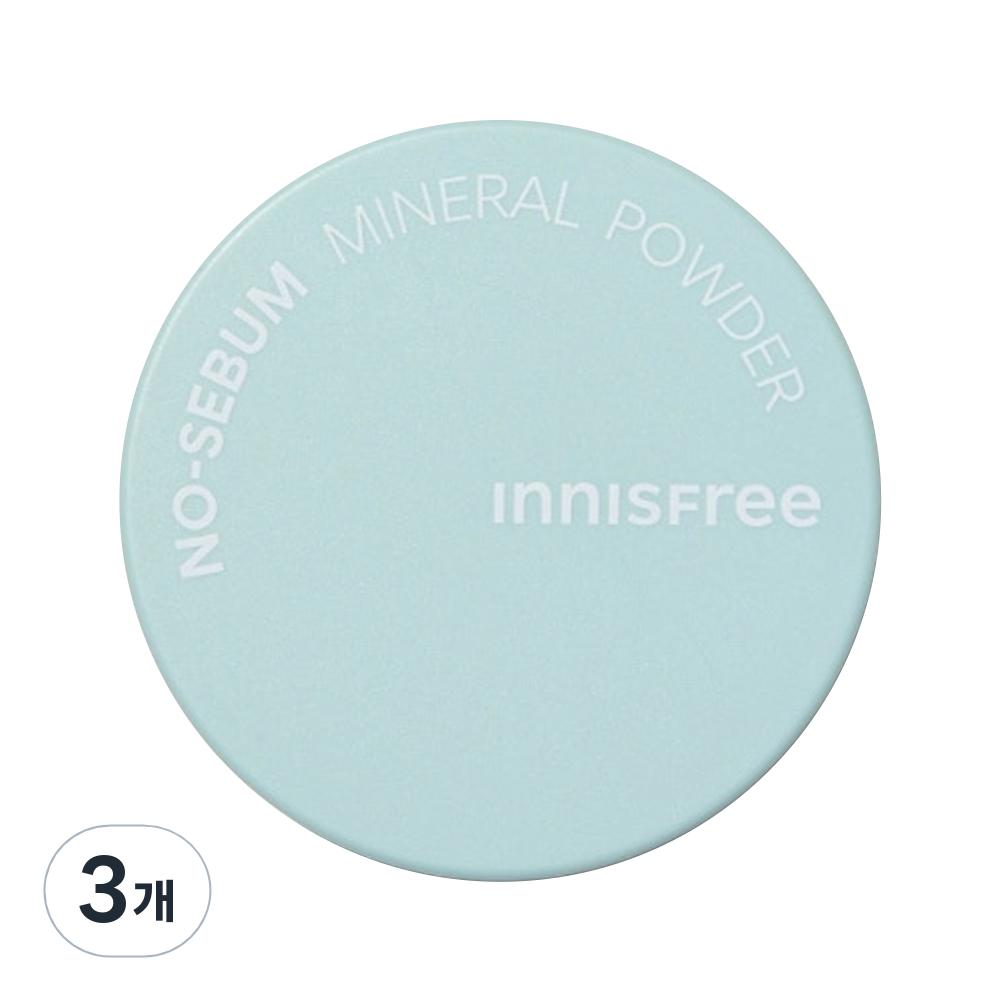 Innisfree No Sebum Mineral Powder 5g, 3 Pieces