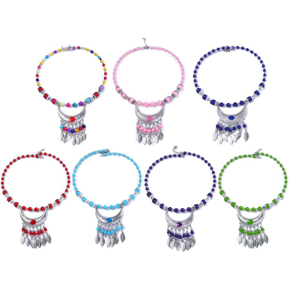 Hairdress Headband National style Forehead Chain Fashion Jewelry Eyebrow Pendant Women Necklace