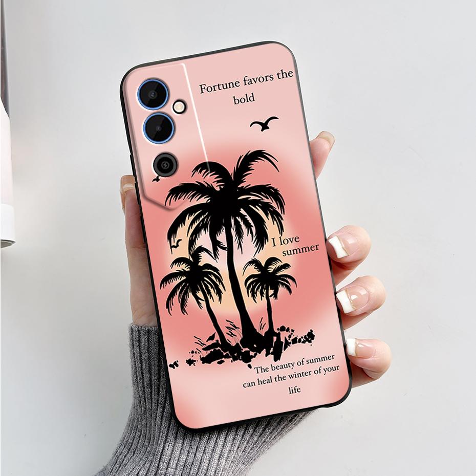 Чехол для Tecno Pova Neo 2 Pova Neo2 LG6n Черный ТПУ Мягкий Силиконовый Чехол для Телефона Для Tecno Pova Neo 2 Coque Защитный Fundas