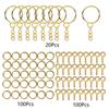 110/220Pcs Jewelry Making Jump Rings Key Ring Eye Pins Keychain Kits Key Chain Epoxy Resin