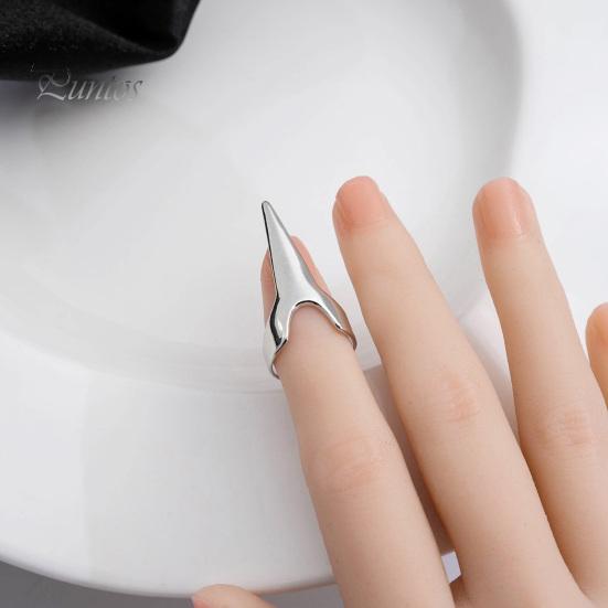 20 шт. Кольца-когти в стиле ретро, металл, панк-рок, полный набор для дизайна ногтей, готический коготь, коготь для кошек, волков, аксессуары для костюмов на Хэллоуин