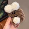 1 шт. Осенний и зимний новый плюшевый зажим-коготь для женщин, высококачественная милая заколка, зажим-коготь в форме акулы для затылка