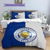 Leicester City Football Club2 Pattern Bedding Quilt Set  Home Decoration  Gift (1 * duvet cover + 2 * pillowcase  without core)