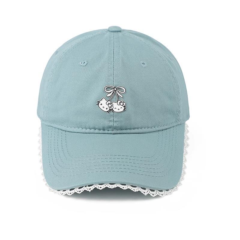 Japanese Sweet Baseball Cap Female College Style Spring And Summer Cute Kitty Cap Versatile Casual Style