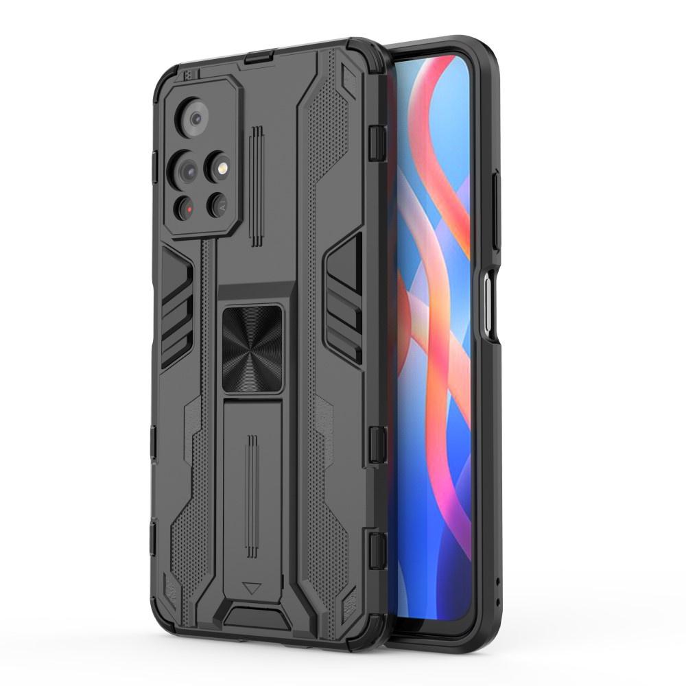 Case for Xiaomi Poco M4 Pro 5G / Redmi Note 11S 5G, Military kickstand, black