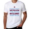 Claret And Blue Tshirt Soft Durable Cotton Tshirt