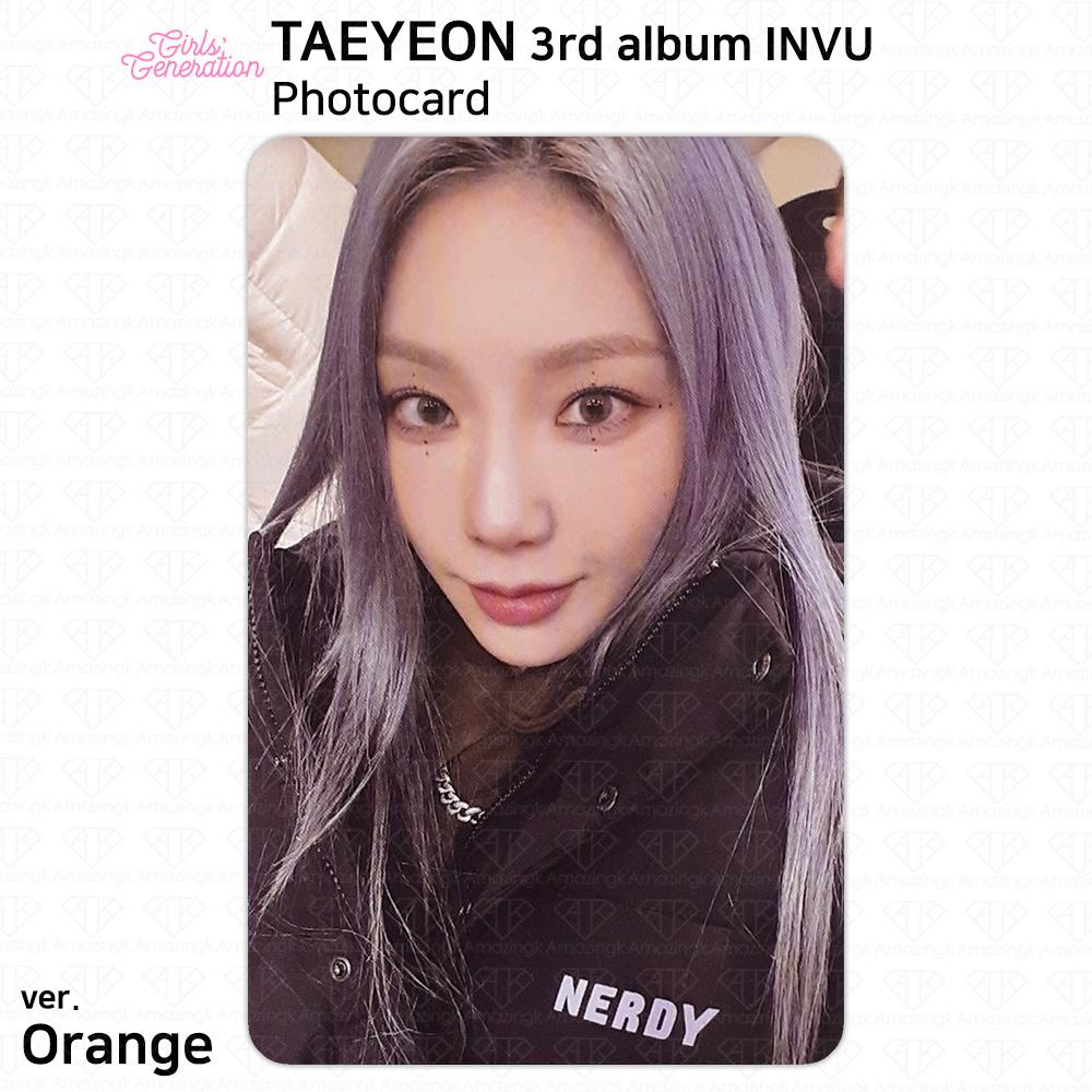 Третий альбом Тэён из SNSD GG Girls’ Generation Официальная фотокарточка INVU KPOP