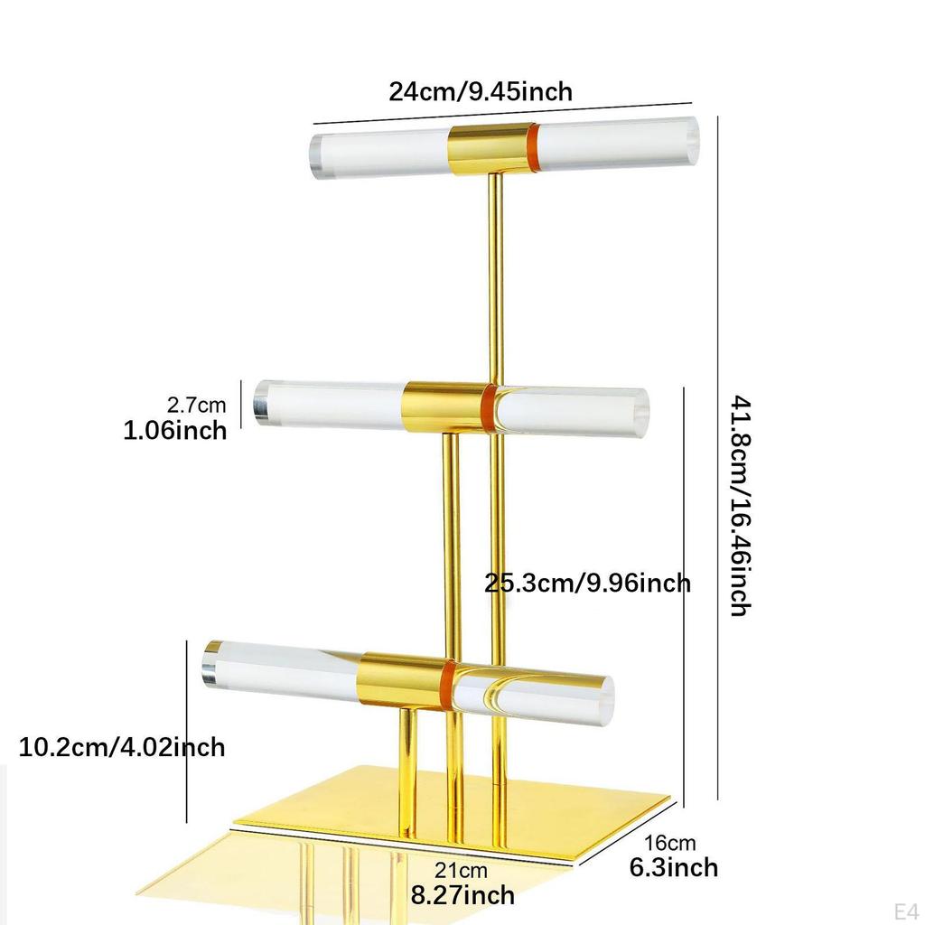 Подставка для ювелирных изделий, держатель для браслетов, портативная полка для аксессуаров, многофункциональный органайзер для сережек