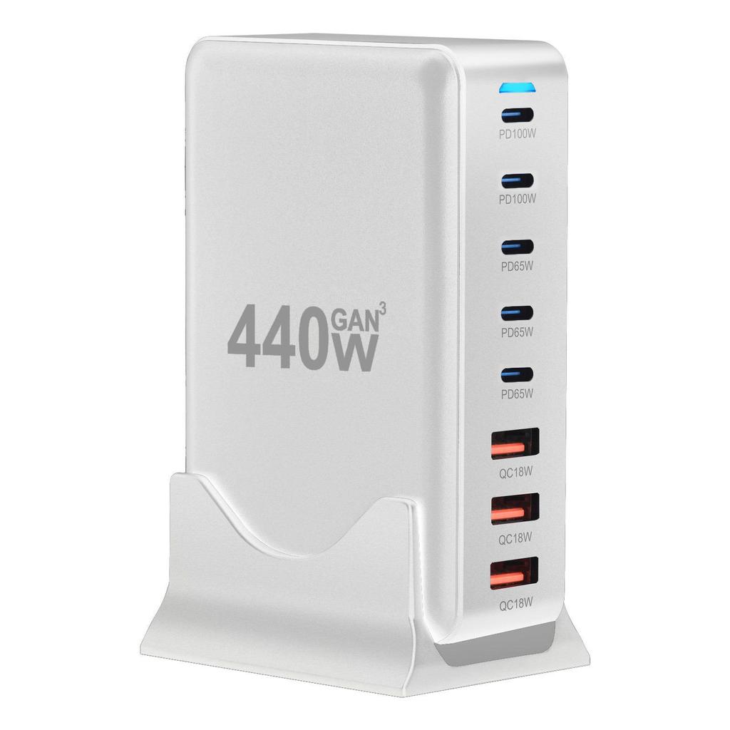 320 Вт многопортовое USB-зарядное устройство на нитриде галлия с быстрой зарядкой PD100 Вт