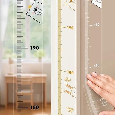 Наклейка для измерения роста 2 метра, самоклеящаяся, съемная, таблица роста для детей, прозрачная, водостойкая