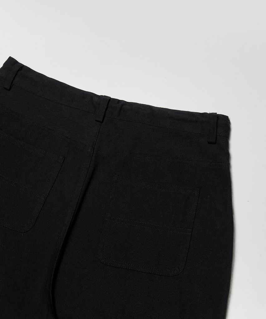 GLW Wide Cut Balloon Pants Cotton Black