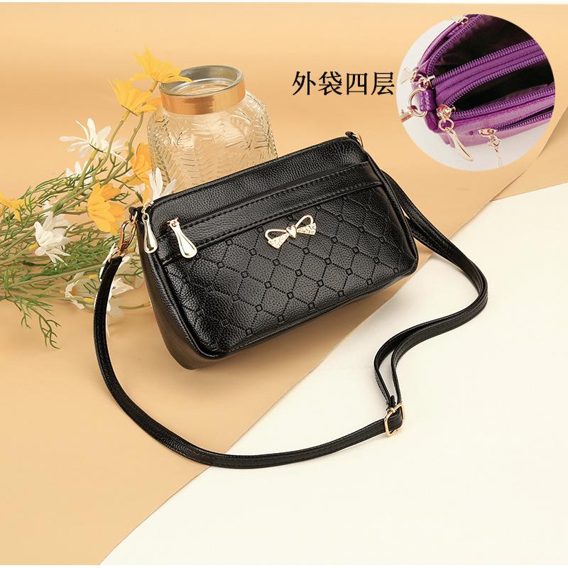 Guangzhou Bags Women's Summer Large-capacity Women's Bags Fashion Shoulder Messenger Bags Multi-layer Lightweight Medium and Small Bags
