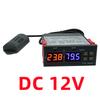 Dual Digital Thermostat Temperature Humidity Control STC-3028 Thermometer Hygrometer Incubator Controller AC 220V DC 12V 24V