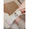 Female Autumn and Winter Thickened Warm Cartoon Cute Tube Cotton Socks