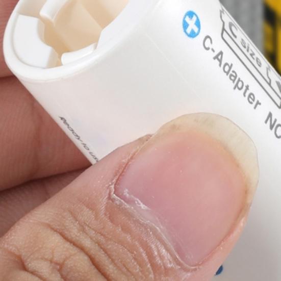 Чехол-адаптер для батарей LR6 AA - LR14 C Держатель для батареек-переходников LR6 - LR14 Чехол-переходник для батареек размера AA - C