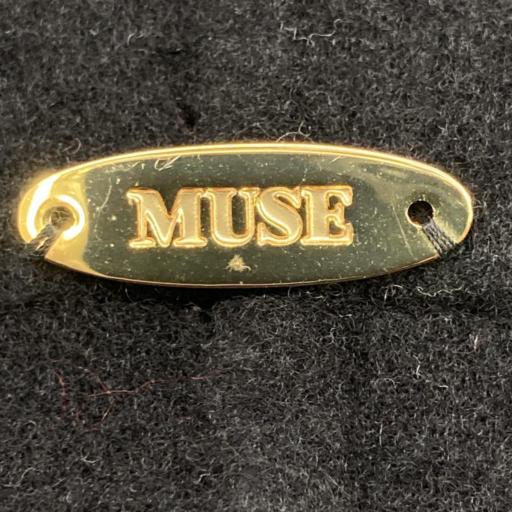 Muse Черный шерстяной 98 Викторианский пончо топы Не написано черныйИспользованный