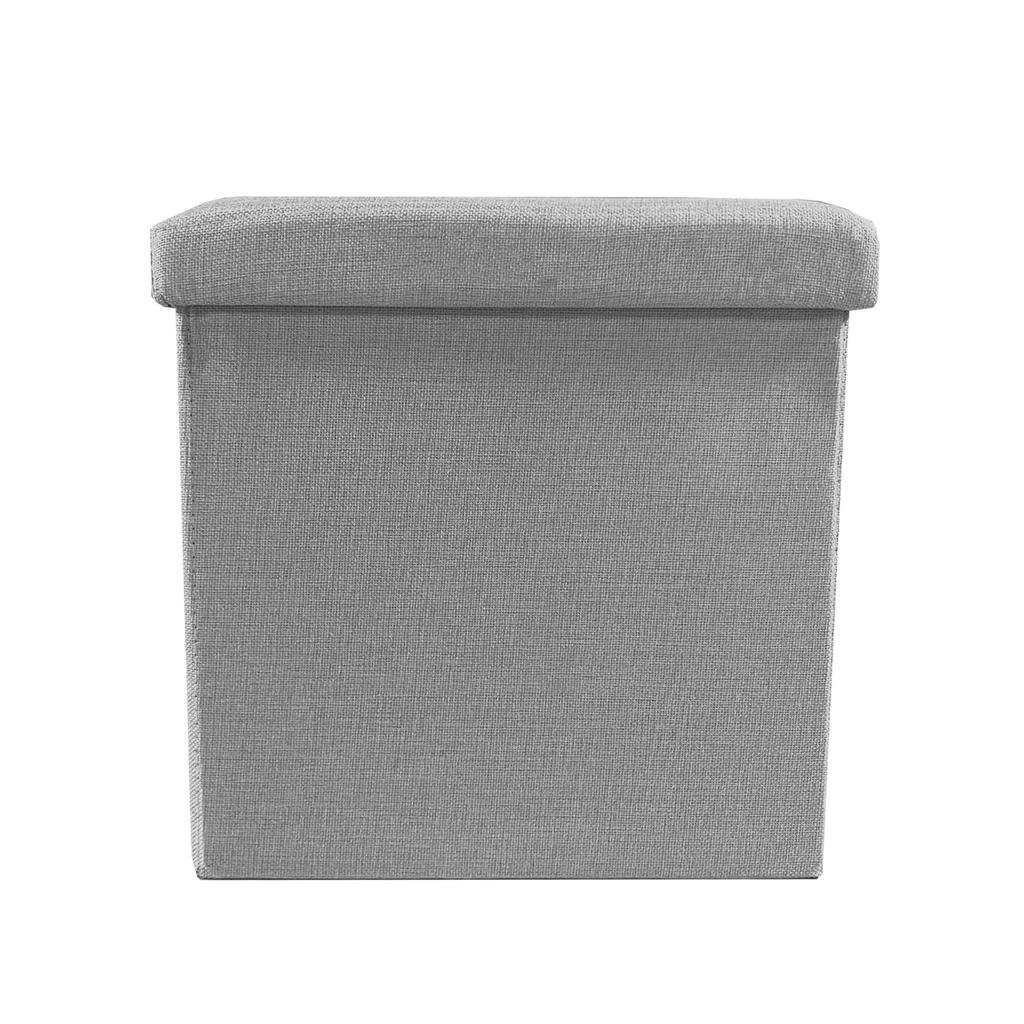 Folding Square Storage Ottoman Pouf 38x38x38cm | Nyana Home | Large Storage | Ottoman Style | Durable Polyester