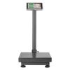 Computing Digital Platform Scale, 300 kg Load, 50 g High Accuracy, Electronic Floor Scale with LB/KG, Tare, Price Calculator, AC/DC Power Supply, Fit