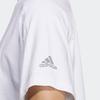 adidas Футболка с круглым вырезом и логотипом, мужские топы, белая IA9430