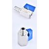 Mini Ball Valve Stainless Steel 304 High Pressure Barb Inline Shut Off Valve DN6 DN25 Automation Pharma Industry