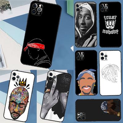 2Pac Тупак Рэпер Певец Чехол Для iPhone 17 Air 16 15 14 13 11 12 Pro Max 13 mini XR 15 16 Plus 16e Задняя Крышка Оболочка